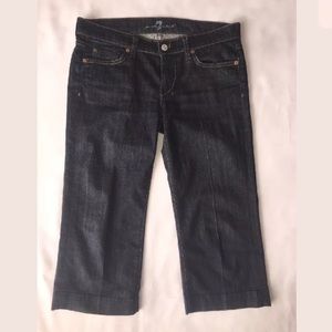 7 for all mankind Dojo Crop Stretch Jeans size 29